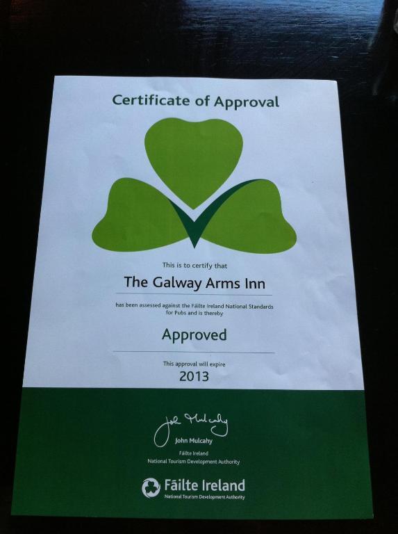 Galway Arms Inn Экстерьер фото